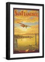 Western Air Express, San Francisco, California-Kerne Erickson-Framed Premium Giclee Print