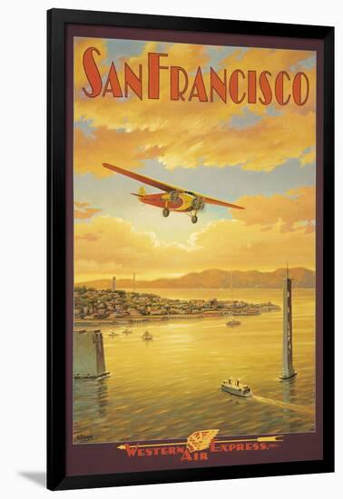 Western Air Express, San Francisco, California-Kerne Erickson-Framed Giclee Print