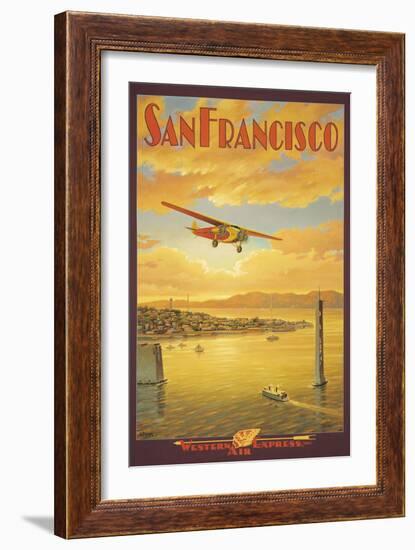 Western Air Express, San Francisco, California-Kerne Erickson-Framed Giclee Print