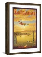 Western Air Express, San Francisco, California-Kerne Erickson-Framed Art Print