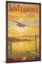 Western Air Express, San Francisco, California-Kerne Erickson-Mounted Art Print