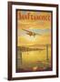 Western Air Express, San Francisco, California-Kerne Erickson-Framed Art Print