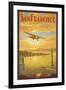 Western Air Express, San Francisco, California-Kerne Erickson-Framed Art Print