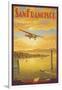 Western Air Express, San Francisco, California-Kerne Erickson-Framed Art Print