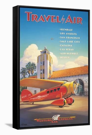 Western Air Express-Kerne Erickson-Framed Stretched Canvas