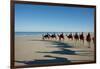 Western Australia, Broome, Cable Beach. Camel Ride on Cable Beach-Cindy Miller Hopkins-Framed Photographic Print