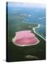 Western Australia Lake Hillier, Middle Island-null-Stretched Canvas