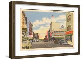 Western Avenue, Muskegon, Michigan-null-Framed Art Print