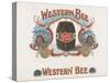 Western Bee-Art Of The Cigar-Stretched Canvas