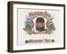 Western Bee-Art Of The Cigar-Framed Giclee Print