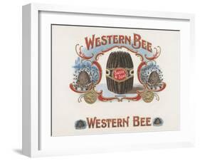 Western Bee-Art Of The Cigar-Framed Giclee Print