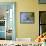 Western Bluebird, San Diego County, California, USA-Diane Johnson-Framed Stretched Canvas displayed on a wall