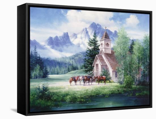 Western Church-unknown Sorenson-Framed Stretched Canvas