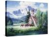 Western Church-unknown Sorenson-Stretched Canvas