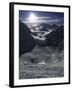 Western Comb from South Col of Everest-Michael Brown-Framed Photographic Print