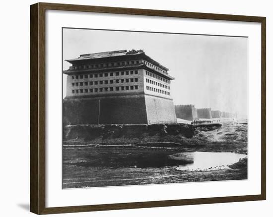 Western Corner of Peking City Wall-null-Framed Photographic Print