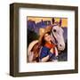 Western Cowgirl Beauty-null-Framed Giclee Print