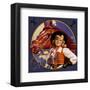 Western Cowgirl-null-Framed Giclee Print