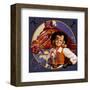 Western Cowgirl-null-Framed Giclee Print