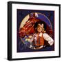 Western Cowgirl-null-Framed Giclee Print