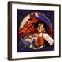 Western Cowgirl-null-Framed Giclee Print