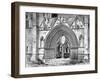 Western Doorway of Elgin Cathedral, Elgin, Moray, Scotland, 1908-1909-null-Framed Giclee Print