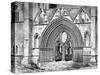 Western Doorway of Elgin Cathedral, Elgin, Moray, Scotland, 1908-1909-null-Stretched Canvas