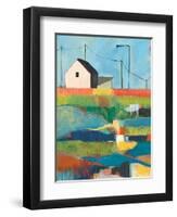 Western Edge-Jan Weiss-Framed Art Print