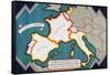 Western Europe, from the Series 'Where Our Exports Go'-William Grimmond-Framed Stretched Canvas