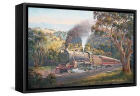 Western Express-John Bradley-Framed Stretched Canvas