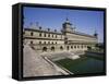 Western Facade, Escorial, Unesco World Heritage Site, Madrid, Spain-Peter Scholey-Framed Stretched Canvas