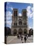 Western Facade, Notre Dame, UNESCO World Heritage Site, Paris, France, Europe-Carlo Morucchio-Stretched Canvas