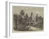 Western Facade of the Temple of Ongou Wat, Cambodia-null-Framed Giclee Print