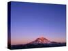 Western Face of Mount Rainier at Sunset-Paul Souders-Stretched Canvas