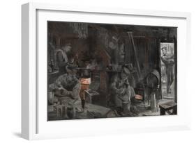 Western Front, Kitchen-Felix Schwormstadt-Framed Giclee Print