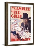 Western, Gambler-Vernon Soper-Framed Art Print