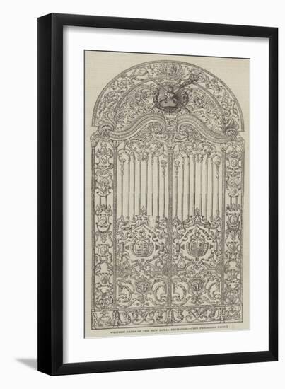 Western Gates of the New Royal Exchange-null-Framed Giclee Print