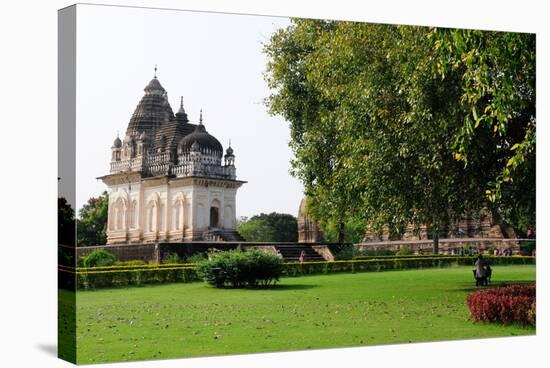 Western Group of Monuments, Khajuraho, UNESCO World Heritage Site, Madhya Pradesh, India, Asia-Bhaskar Krishnamurthy-Stretched Canvas