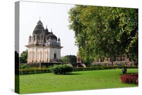 Western Group of Monuments, Khajuraho, UNESCO World Heritage Site, Madhya Pradesh, India, Asia-Bhaskar Krishnamurthy-Stretched Canvas