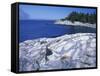 Western Head Trail, Penobscot Bay, Isle Au Haut, Maine, USA-Jerry & Marcy Monkman-Framed Stretched Canvas