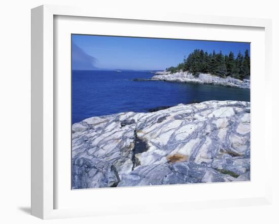 Western Head Trail, Penobscot Bay, Isle Au Haut, Maine, USA-Jerry & Marcy Monkman-Framed Photographic Print