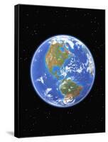 Western Hemisphere of Earth-Kulka-Framed Stretched Canvas