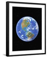 Western Hemisphere of Earth-Kulka-Framed Photographic Print