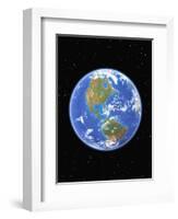 Western Hemisphere of Earth-Kulka-Framed Photographic Print