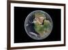 Western Hemisphere of the Earth During the Early Jurassic Period-null-Framed Art Print