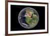 Western Hemisphere of the Earth During the Early Jurassic Period-null-Framed Art Print