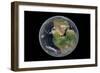 Western Hemisphere of the Earth During the Early Jurassic Period-null-Framed Art Print