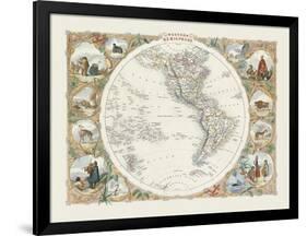 Western Hemisphere-John Tallis-Framed Premium Giclee Print