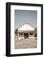 Western Hide-Shot by Clint-Framed Photographic Print