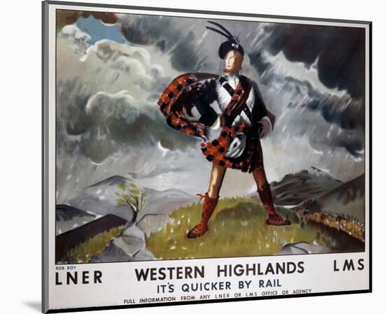 Western Highlands-null-Mounted Art Print